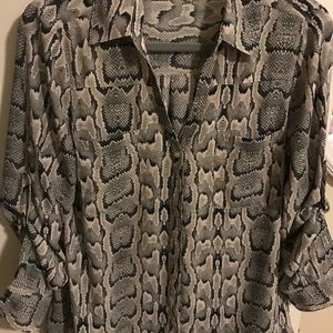 Express• snake print • Portofino shirt